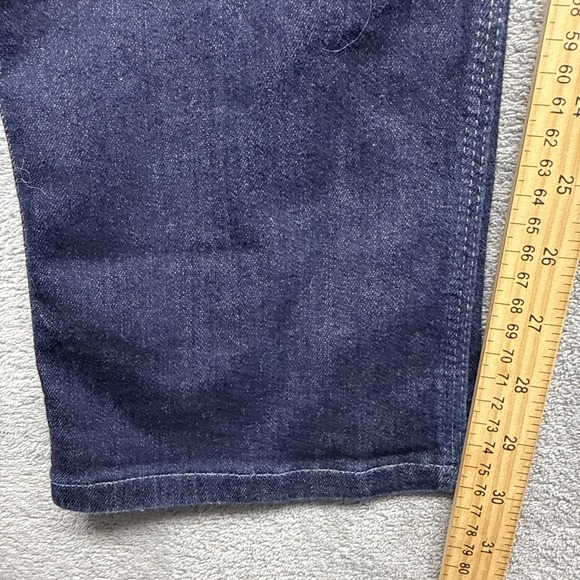 DU/ER Denim Dark Wash Stretch L2X Slim Fit Straight Leg Jeans DUER Men's 34 X 32 - Picture 10 of 11